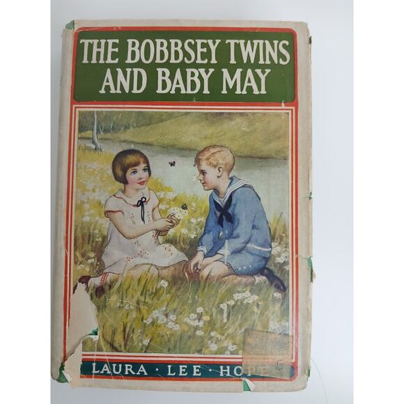 Vtg The Bobbsey Twins Books Hardcover Lot of 2 Laura Lee Hope Baby May Houseboat - Picture 1 of 10